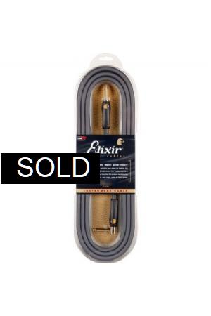 Elixir Cable 15 ft-4.5m Angled Jack-Angled Jack Elixir Cable 15 ft-4.5m Angled Jack-Angled Jack